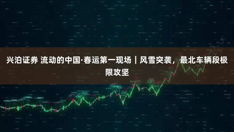 兴泊证券 流动的中国·春运第一现场｜风雪突袭，最北车辆段极限攻坚